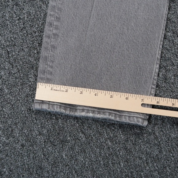 Abercrombie Fitch Jeans Womens 29 Gray 90s Straight Ultra High Rise 8s - Picture 8 of 9